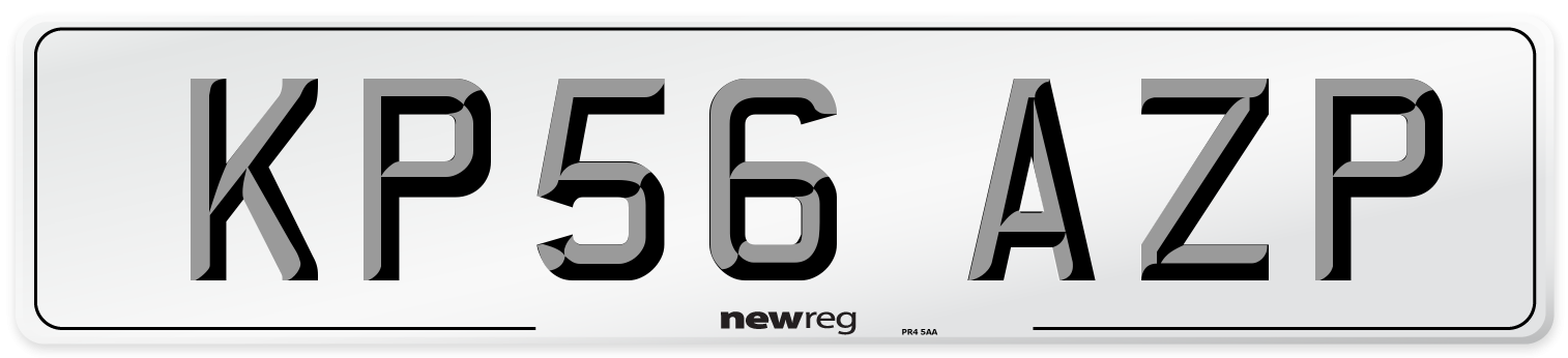KP56 AZP Number Plate from New Reg